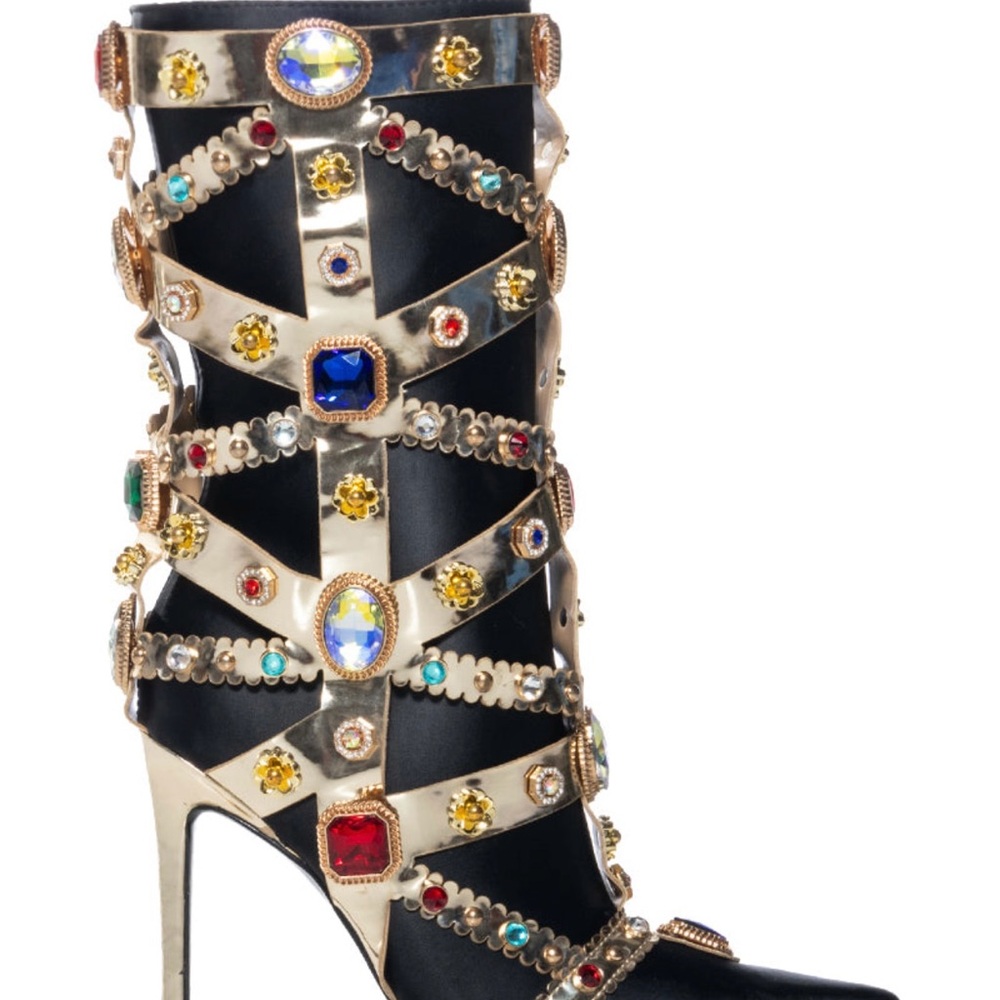 Gorgeous Gemstone Boots Azalea Wang